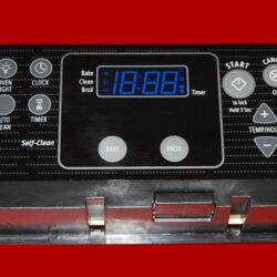 Part # W10108230 Whirlpool Oven Electronic Control Board (used, overlay good - Black)