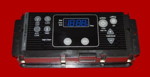 Part # W10108230 Whirlpool Oven Electronic Control Board (used, overlay good - Black)