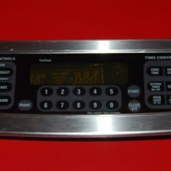Part # WB29T10024 | 164D4779P025 | WB27T10610 GE Gas Oven Touch Assembly And Control Board (used, overlay fair - Black)