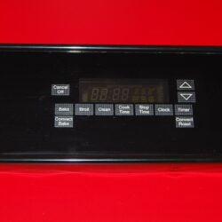 Part # 71002121, 71002215, 71002228 Jenn-Air Oven Control Panel And Board (used, overlay fair - Black)