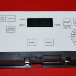 Part # W10557734 Amana Oven Electronic Control Board (used, overlay fair - White)