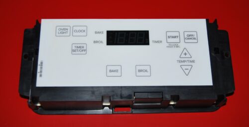 Part # W10557734 Amana Oven Electronic Control Board (used, overlay fair - White)