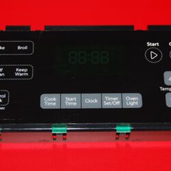 Part # W10348709 Whirlpool Gas Oven Electronic Control Board (used, overlay fair - Black)