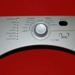 Part # 8562602, 8558455 Kitchen-Aid Dryer Control Panel And User Interface Board (used, condition fair - Gray)