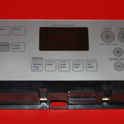 Part # W10236261 - $130 Whirlpool Oven Control Board (used, overlay good - Silver)