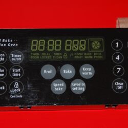 Part # 316462868 Frigidaire Oven Electronic Control Board (used, overlay fair - Black)