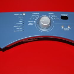 Part # W10133981, WP8558455 Maytag Dryer Control Panel And User Interface Board (used, condition fair - Blue)