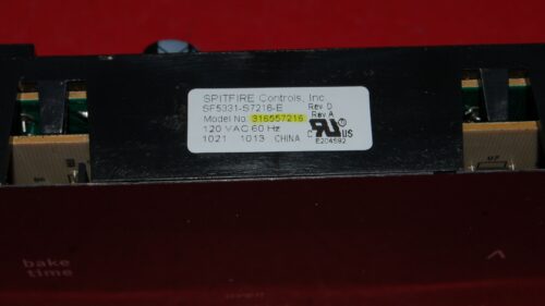 Part # 5304510064 | 316557216 | Frigidaire Oven Control Board (overlay fair - Black)