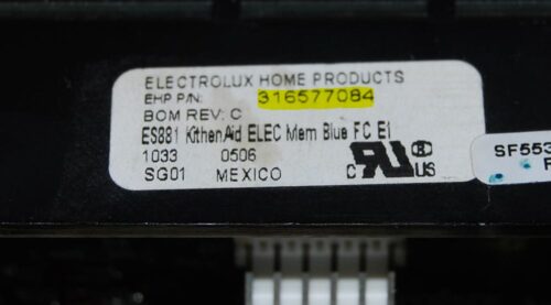 Part # 316577084   Frigidaire Oven Electronic Control Board (used, overlay fair - Black)