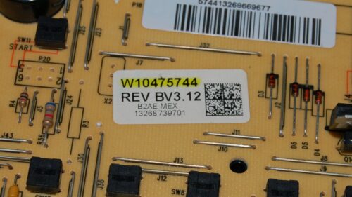 Whirlpool Oven Control Board - W10475744 | WPW10586734 (overlay good - Silver)