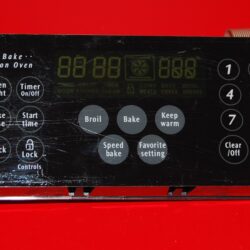Part # 316418707 Frigidaire Oven Electronic Control Board (used, overlay poor - Black)