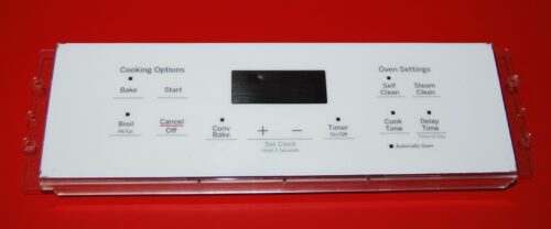 Part # 164D8450G148, WB27X24685 GE Oven Electronic Control Board (used, overlay fair - White)