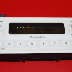 Part # WB27T10377, 164D4105P044 GE Oven Electronic Control Board (used, overlay good - Bisque)