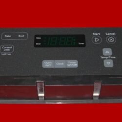 Whirlpool Oven Control Board W10887898 | W11122560 | OEM Used Tested (overlay good - Dark Gray)