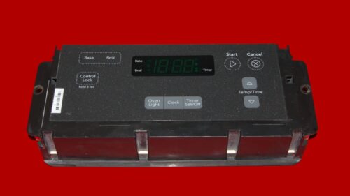 Whirlpool Oven Control Board W10887898 | W11122560 | OEM Used Tested (overlay good - Dark Gray)