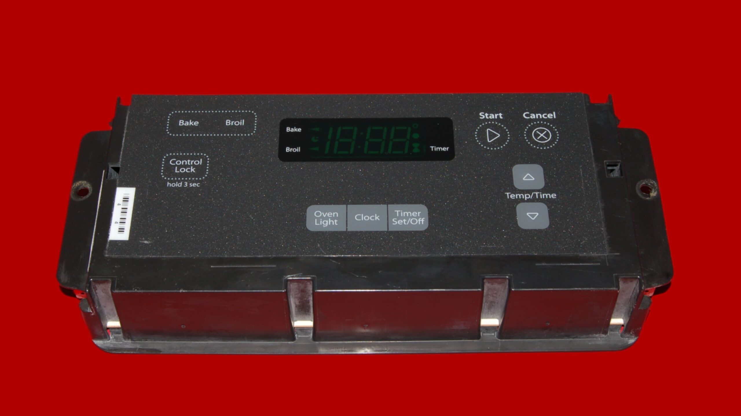 Whirlpool Oven Control Board W10887898 | W11122560 | OEM Used Tested (overlay good - Dark Gray)