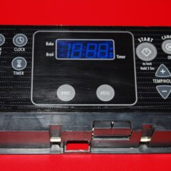 Part # W10108320, WHPW10108320 Whirlpool Gas Oven Electronic Control Board (used, overlay fair - Black)