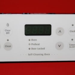 Part # 316207527 Frigidaire Oven Electronic Control Board (used, overlay poor - Bisque)