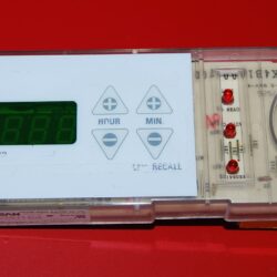 Part # 183D6335P001, WB27K10026 GE Oven Electronic Control Board (used, overlay poor - White)