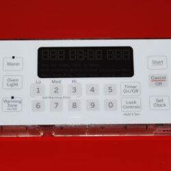 Part # WB27T11493,164D6496G069, WB27X25361 GE Oven Electronic Control Board (used, overlay good - White)