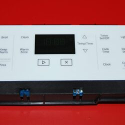 Part # W11204520 Whirlpool Oven Electronic Control Board (used, overlay good - White)