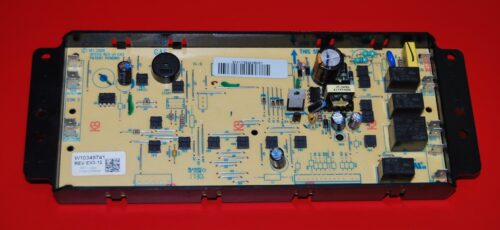 Part # W10349741 Whirlpool Gas Oven Electronic Control Board (used, overlay good - Dark Gray)