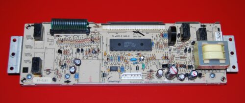 Part # 8524251 Whirlpool Gas Oven Electronic Control Board (used, overlay fair - White/Gray)