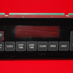 Part # WB27K5074 - $69 GE Oven Control Board (used, overlay fair - Black)