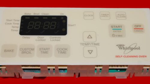 Whirlpool Gas Oven Control Board - WP6610451 | 6610396 | 8524302 (overlay fair - Yellow)