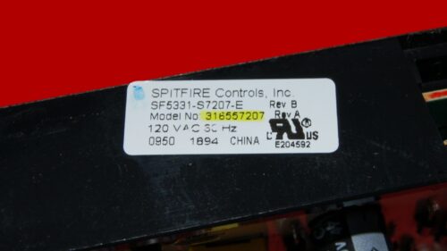 Kenmore Oven Control Board - 316557207 | 316557245 (overlay fair - Black)