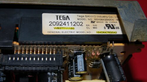 Part # WB2711139 | WB27T11150 | GE Oven Switch Membrane and Control Board (overlay good - Black)