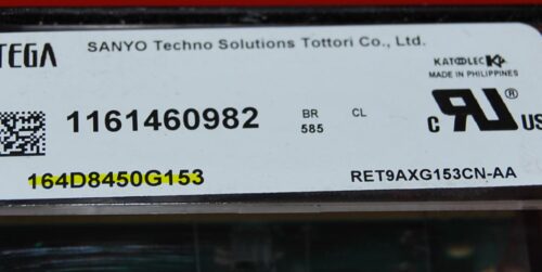 Part # 164D8450G153, WB27X26540 GE Oven Electronic Control Board (used, overlay good - Black)