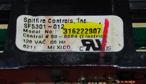 Part # 316222907 Frigidaire Oven Electronic Control Board (used, overlay good - Black)