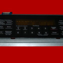 Part # WB2711139 | WB27T11150 | GE Oven Switch Membrane and Control Board (overlay good - Black)