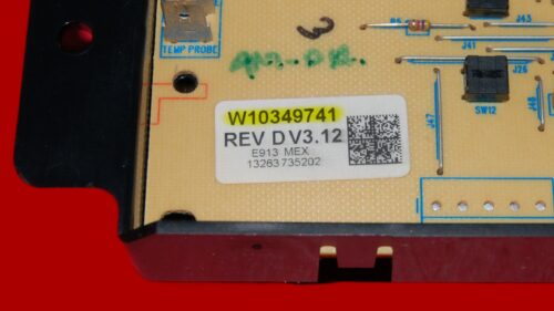 Whirlpool Gas Oven Control Board - W10349741 | WPW10424890 (overlay good - Dark Gray)