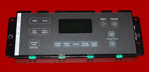 Part # WPW10424890 | W10349741 | Whirlpool Gas Oven Control Board (overlay good - Dark Gray)