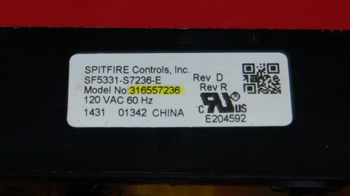 Frigidaire Oven Control Board - 316557236 | 5304510064 (overlay good - Black)