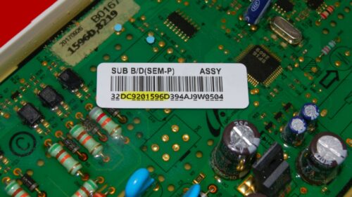 Part # DC92-01596D | Samsung Dryer Control Board
