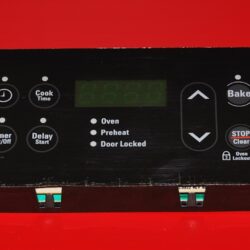 Part # 316557230 - Frigidaire Oven Control Board (used, overlay poor - Black )