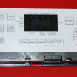 Part # W10626965 Whirlpool Oven Electric Control Board (used, overlay - White)