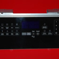Part # W10840425, W10828144 Whirlpool Oven Switch Membrane And Control Board (used, overlay good - Black)