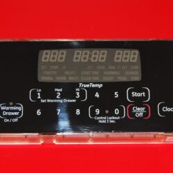 Part # 164D8496G003, WB27T11351 GE Oven Electronic Control Board (used, overlay good - Black)