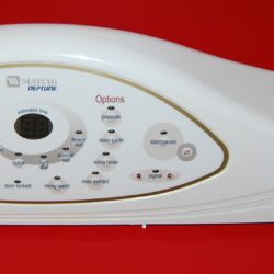 Part # 22004436 | 2202562 - $140 Maytag Washer Control Panel And Board (used, condition fair - White - Type 1)