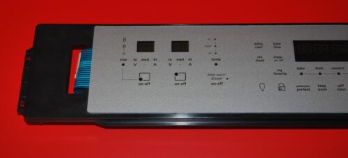 Part # 316549113, 316562014 Frigidaire Oven Switch Membrane And Control Board (used, overlay good - Silver)