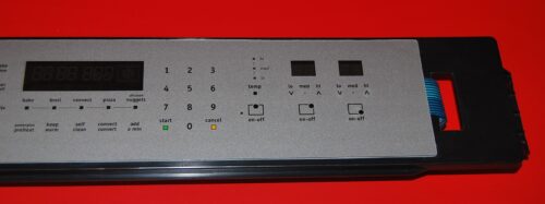 Part # 316549113, 316562014 Frigidaire Oven Switch Membrane And Control Board (used, overlay good - Silver)