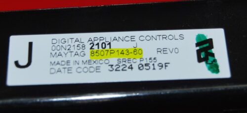 Part # 8507P143-60   Maytag Oven Electronic Control Board (used, overlay fair - Bisque)