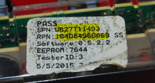Part # WB27T11493 | WB27X25361 | 164D8496G069 - GE Oven Control Board (used, overlay poor - Dark Gray)