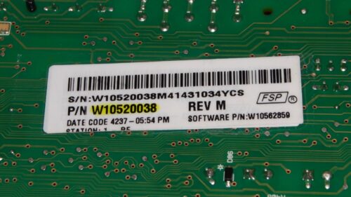 Maytag Washer Control Board W10520038 | OEM Used Tested