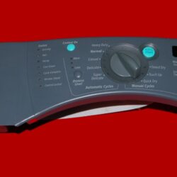 Part # 3980188 | 3980189 | Whirlpool Dryer Control Panel And Control Board (condition fair - Dark Gray)