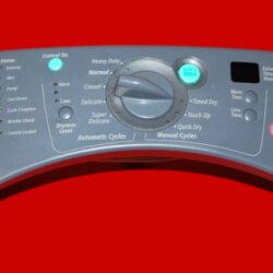 Part # 3980188 | 3980189 Whirlpool Dryer Control Panel And Control Board (condition fair - Dark Gray)